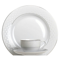 Serwis obiadowy dla 12 osób / 46 części dek: G066 Perła YVONNE